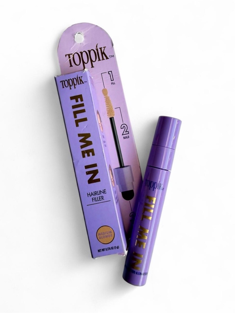 Toppik Fill Me In Hairline Filler - Medium Blonde Brand New